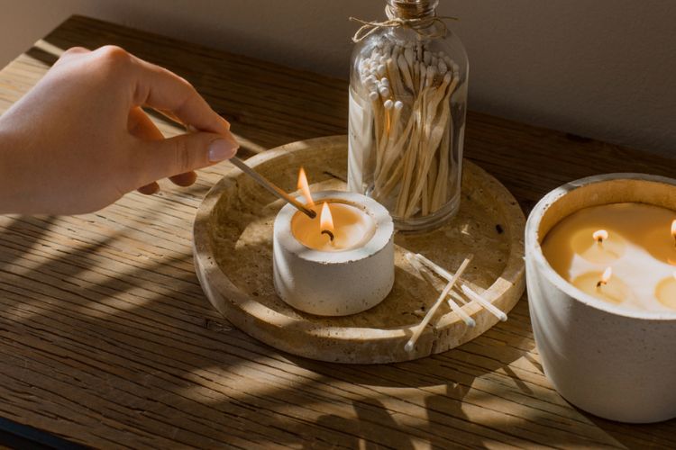 Coffret cadeau, les bougeoirs & leurs recharges